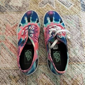 Vans Authentic (Tie dye) Multi/True W Sz 7 M Sz 5.5